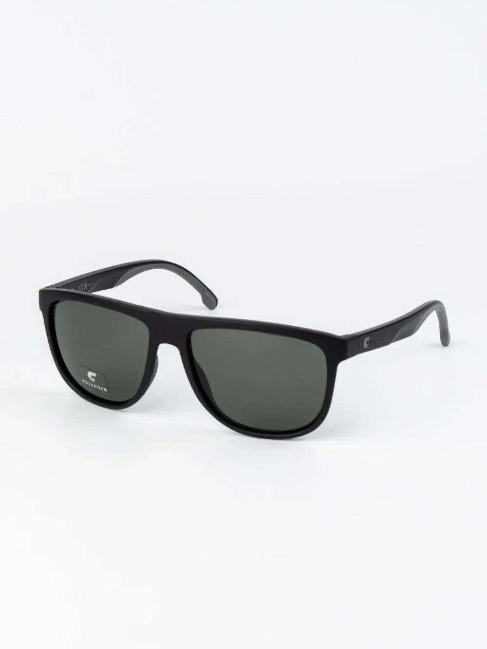 Carrera Men Sunglasses Matte Black Green Polarized Square CARRERA 8059/S 0003 UC